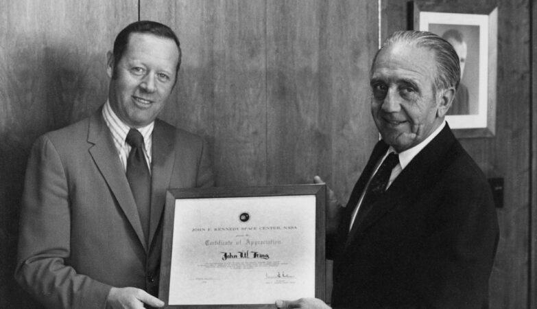 Jack King receives certificate of appreciation